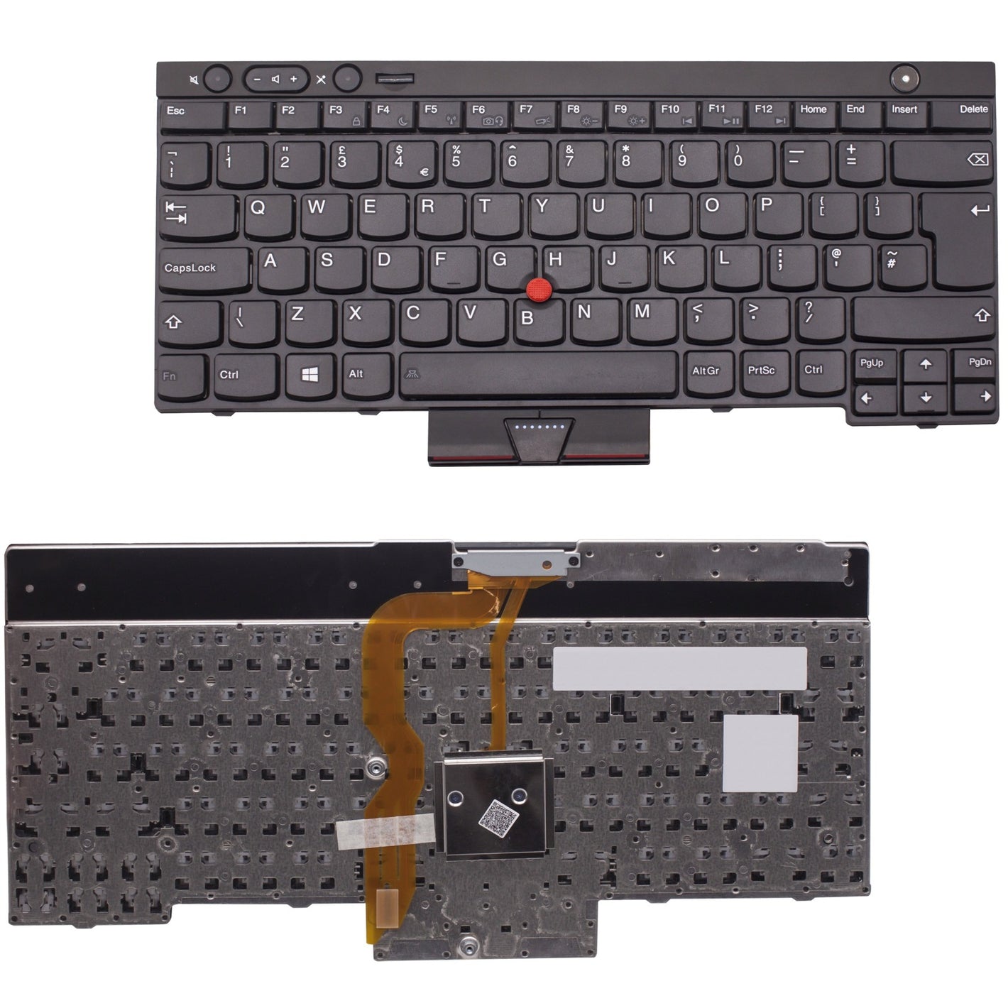 New Replacement For Thinkpad L430 L530 T430 T530 W530 X230 Laptop Notebook UK QWERTY Keyboard With Mouse Pointer