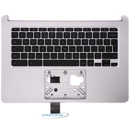 Acer Chromebook CB314-1H CB314-1HT Palmrest Cover Silver Replacement Keyboard