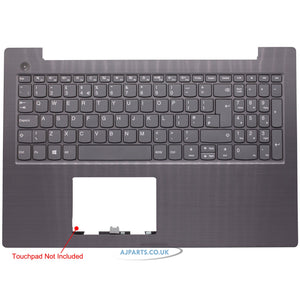 Replacement For Lenovo V330-15ISK V330-15IKB Palmrest Touchpad Cover Keyboard UK