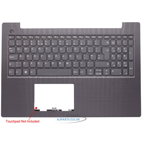 For Lenovo 5CB0Q60061 Compatible Palmrest Touchpad Cover Laptop Keyboard UK
