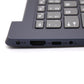 Replacement For Lenovo Ideapad S340-14IWL S340-14API S340-14IIL Blue Palmrest Touchpad Cover With Laptop Keyboard