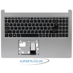 New Acer Aspire A515-55 A515-55G Palmrest Cover Keyboard UK Layout Silver 6B.HSNN7.031