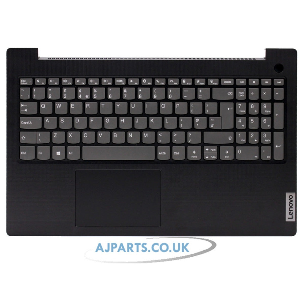 Compatible With Lenovo V15 G2-ALC UK Black Palmrest Top Case With Keyboard