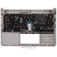 Compatible With HP 14S-DQ 14S-FQ Series Laptop Palmrest UK Keyboard Silver Without Fingerprint