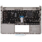 For HP L88200-031 Compatible Laptop Palmrest UK Keyboard Silver Without Fingerprint