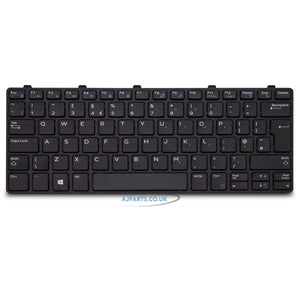 Dell 0X98D4 X98D4 UK Layout Non-Backlit Replacement Laptop Keyboard Black