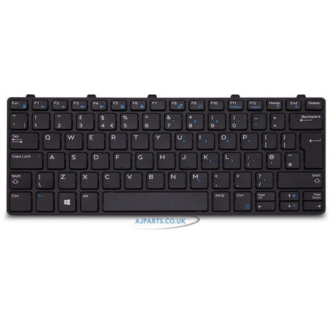 Compatible With Dell Latitude 11 3180 Laptop Notebook UK Qwerty Non-Backlit Laptop Keyboard