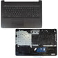 Compatible With HP 17-CA 17-BY Palmrest Touchpad Cover Keyboard UK Black