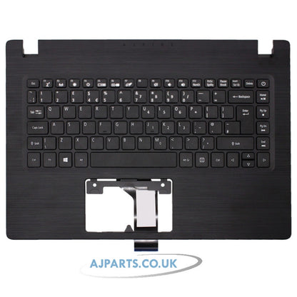 Compatible With Acer Aspire A114-32 A314-21 A314-32 Palmrest Cover Keyboard UK Compatible With 6B.GVYN7.029 Black