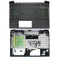 For HP Gaming 15-EC Palmrest Cover UK Black Backlit Laptop Replacement Keyboard