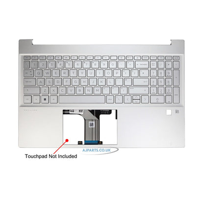 For HP Pavilion 15-EG0000NE Compatible Palmrest UK English Keyboard