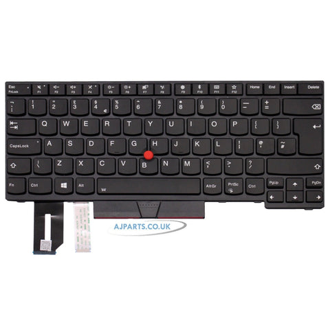 Compatible With Lenovo Thinkpad T495 UK Backlit Laptop Replacement Keyboard