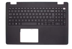 For Dell Inspiron 15 3505 Compatible Palmrest Assembly With UK Laptop Keyboard Black