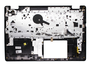 For Dell Inspiron 15 3505 Compatible Palmrest Assembly With UK Laptop Keyboard Black