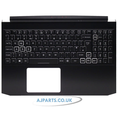 Compatible With Acer Aspire Nitro AN515-45 AN515-57 Palmrest Cover Keyboard UK 6B.QBCN2.013 Black