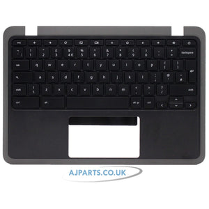 Compatible With Acer Chromebook C Series C733U Palmrest Cover Keyboard UK Layout 6B.HAVN7.020 Black