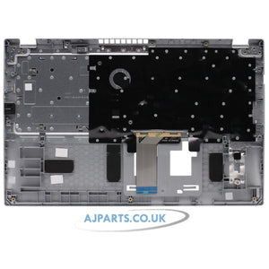 Compatible With Acer Aspire A515-56 A515-56G Palmrest Cover Keyboard UK 6B.A1DN2.045 Silver