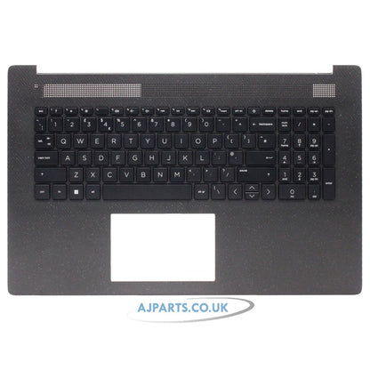 For HP 17-CP 17-CN Palmrest Cover UK Layout Compatible Keyboard Black