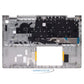 Compatible With Dell 00GTPK 0GTPK Palmrest UK Layout Non-Backlit Silver Laptop Keyboard