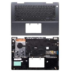 For Dell Inspiron 5491 Compatible Palmrest UK Grey Non-backlit Laptop Replacement Keyboard