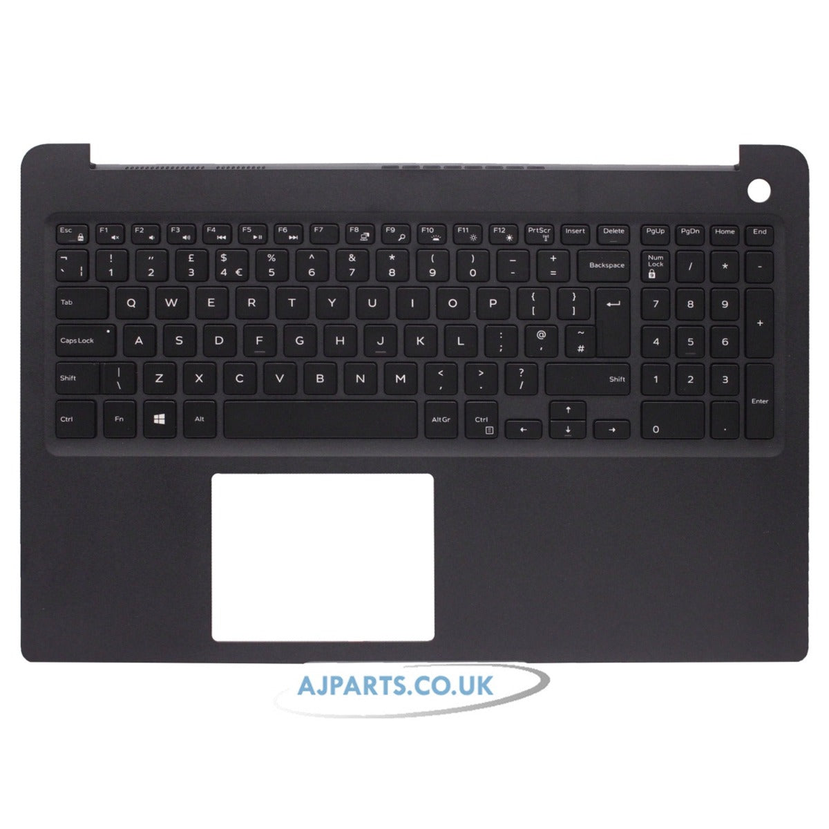For Dell Latitude 3500 UK Keyboard Touchpad Palmrest Assembly Laptop Keyboard