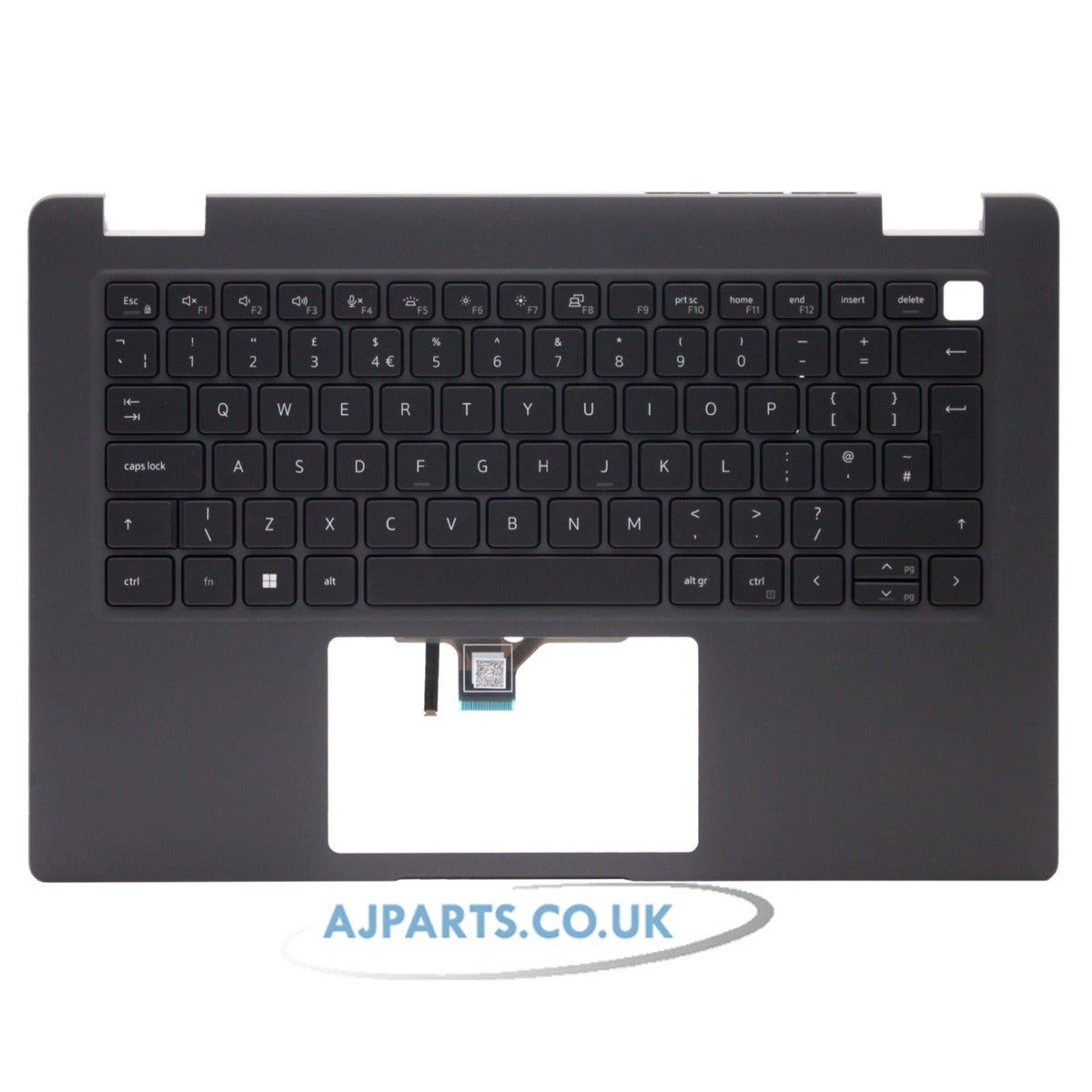Dell 0R2DCD R2DCD Palmrest & UK Backlit Replacement Laptop Keyboard