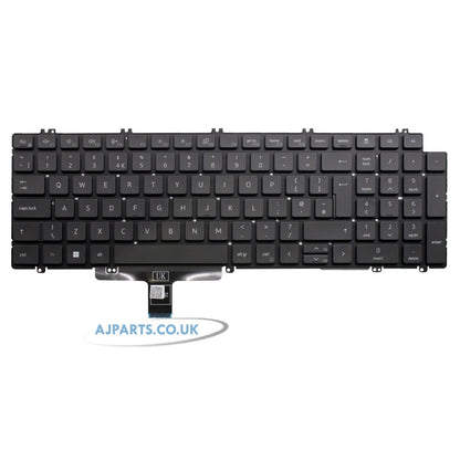 Dell Precision 7670 UK English Layout Non-Backlit Replacement Laptop Keyboard