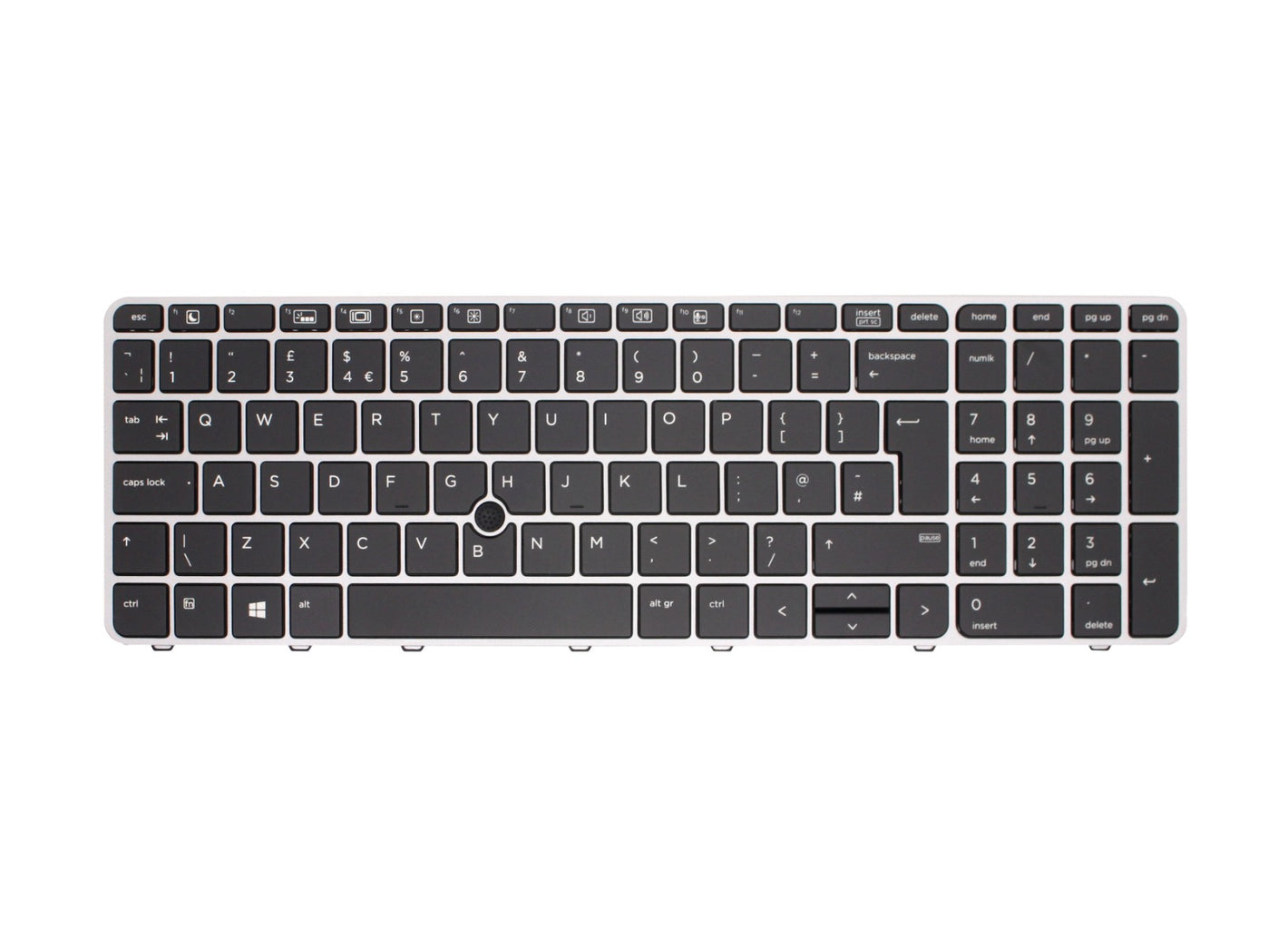 HP EliteBook 755 G4 UK Backlit Layout Replacement Laptop Keyboard