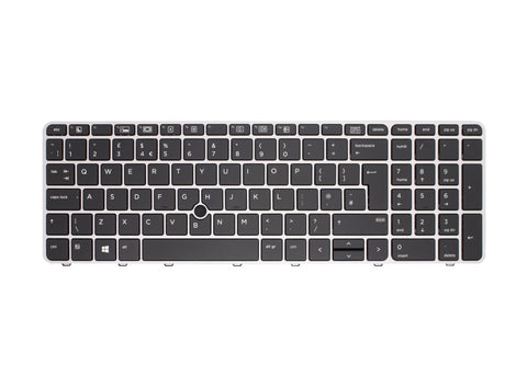 HP EliteBook 755 G4 UK Backlit Layout Replacement Laptop Keyboard