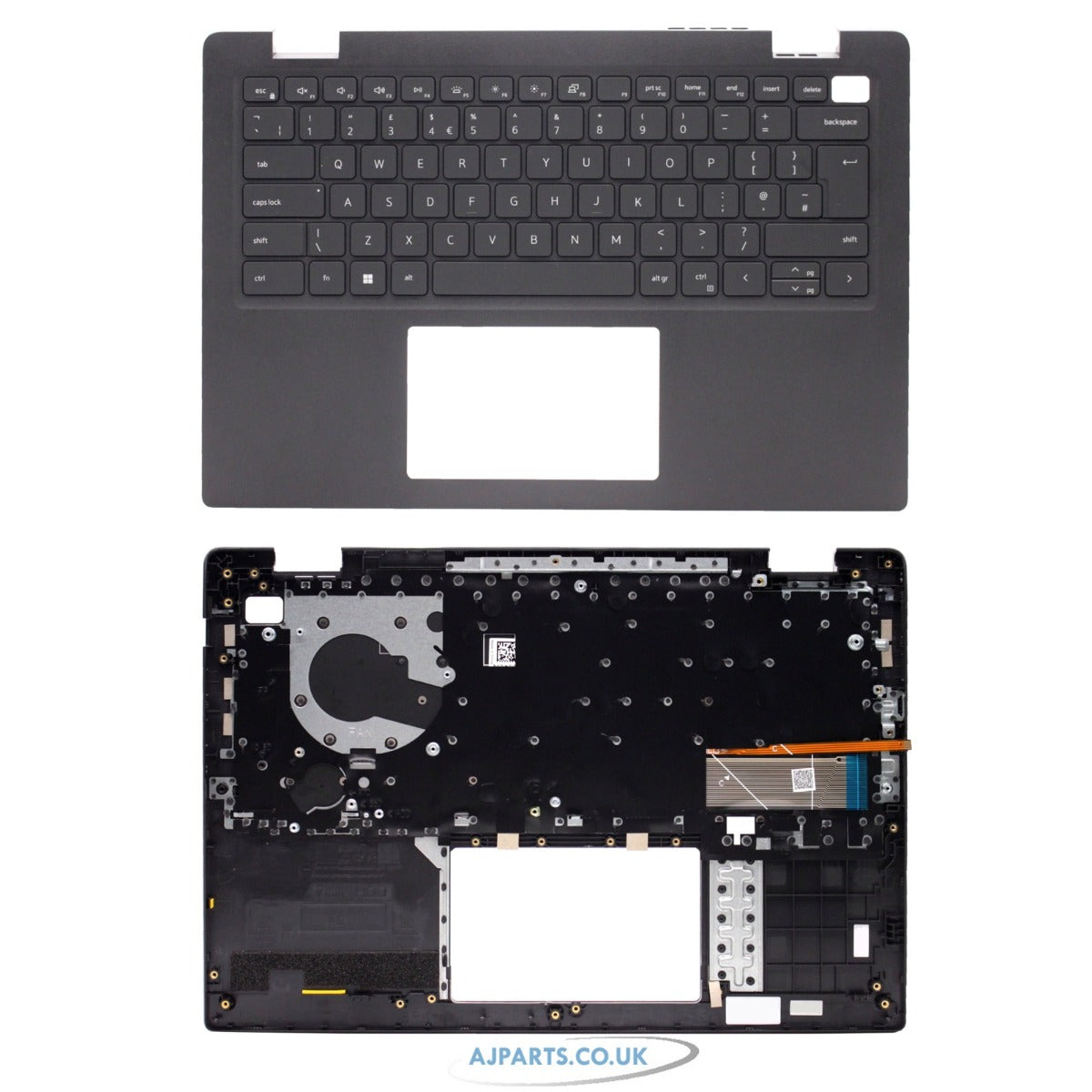 Dell Latitude 3420 Palmrest UK Layout Backlit Laptop Replacement Black