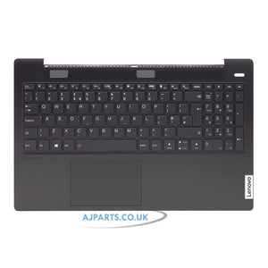 Lenovo SN21B40767 Palmrest UK Layout Replacement Laptop Backlit Keyboard with TouchPad Grey