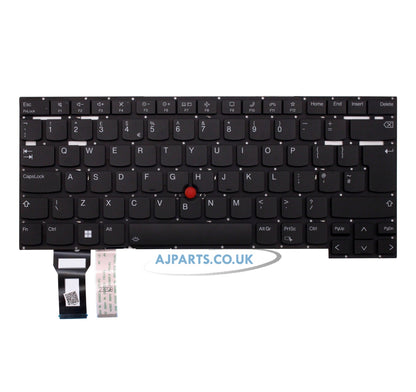 Lenovo ThinkPad T14S Gen 2 2021 Version UK Layout Backlit Laptop Replacement Keyboard with Mouse Pointer