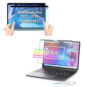 Magnetic Privacy & Anti-Blue Light Screen Guard for 14" MacBook Pro (2021–2024 M1/M2/M3)