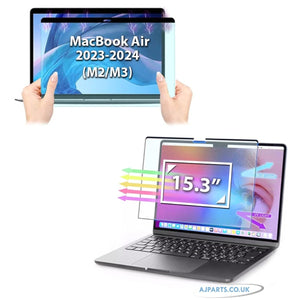 15.3" MacBook Air Screen Protector Privacy & Anti-Blue Light Magnetic Guard (2022–2023 M2/M3)
