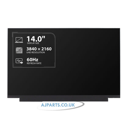 CSOT MNE001EA1-1 14.0" 3840 x 2160 UHD IPS LED LCD Non-Touch 40Pin Replacement Laptop Screen