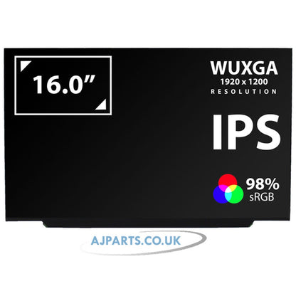 NV160WUM-NH0 16" LED LCD WUXGA Laptop Replacement Screen