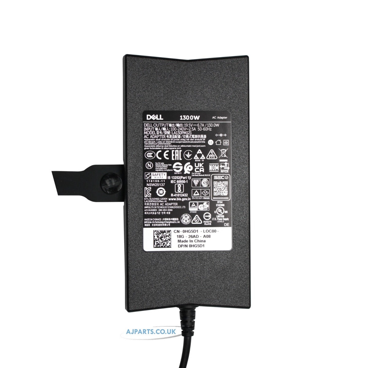 Dell 01WPT1 1WPT1 130W 7.4MM x 5.0MM Original Dell Laptop AC Adapter