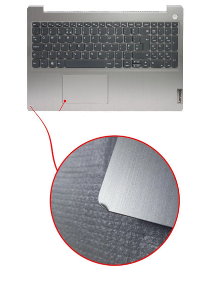 Replacement For Lenovo IdeaPad 3-15IML05 Silver Palmrest UK Keyboard Touchpad