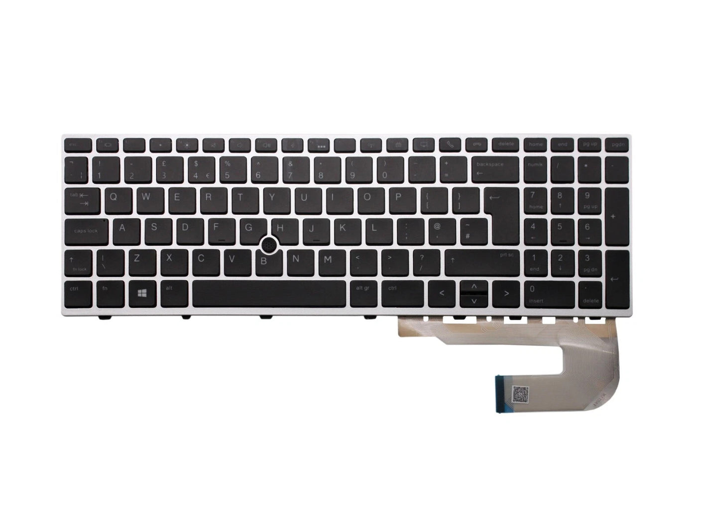 HP EliteBook 850 G3 UK Backlit Layout Replacement Laptop Keyboard And Mouse Pointer