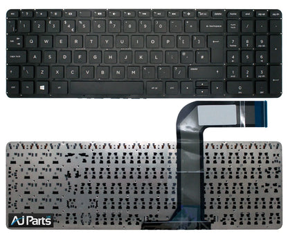 For HP Pavilion 15-P157SA Laptop UK Layout Non-Backlit Black Keyboard