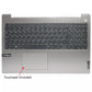 Replacement For Lenovo IdeaPad 3-15IML05 Silver Palmrest UK Keyboard Touchpad