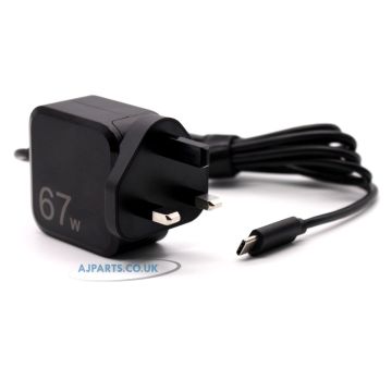 New AJP Brand 67W Fox Type-C QC 3.0 PD Fast Charging Wall Charger Adapter Black 67w Usb Type C Adapters